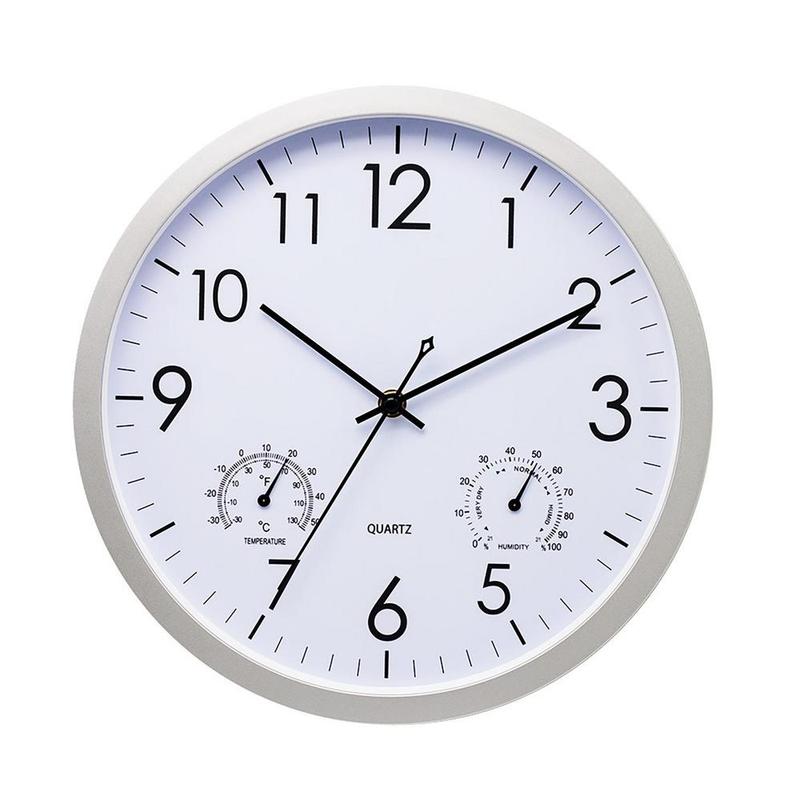 Weatherproof Outdoor Clock with Thermometer and Humidity Meter – Retro Design for Garden and Patio 5