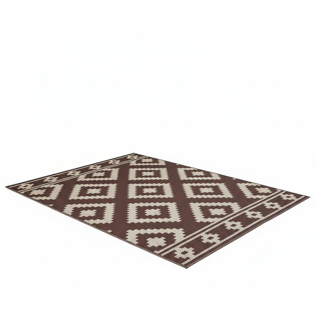 Weatherproof Outdoor Rug - Durable, Easy to Clean for Patios & Balconies 3