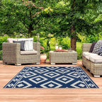 Weatherproof Outdoor Rug - Durable, Easy to Clean for Patios & Balconies 5