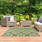 Weatherproof Outdoor Rug - Durable, Easy to Clean for Patios & Balconies 7