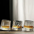 Whiskey Glass - Enhance Aroma with Elegant Rotating Design 1