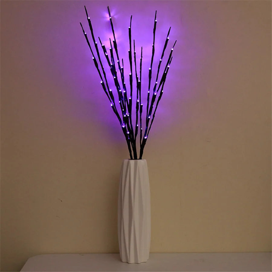 Willow Branch LED Vase Decoration - Elegant Mood Lighting for Any Space 5