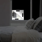 Window Film Polyester Blackout Static Cling Matte Black Trim to Fit 5