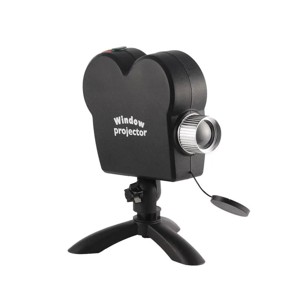Window Projection LED Device with 12 Moving Animations for Indoor and Outdoor Use – Adjustable Focus, Weather-Resistant Design 0