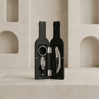 Wine Bottle Accessory Set Corkscrew Pourer Stopper Foil Cutter 1