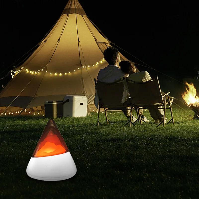 Wireless LED Iceberg Night Light with RGB Color Options – Portable USB Rechargeable Ambient Lamp for Soothing Decor 4