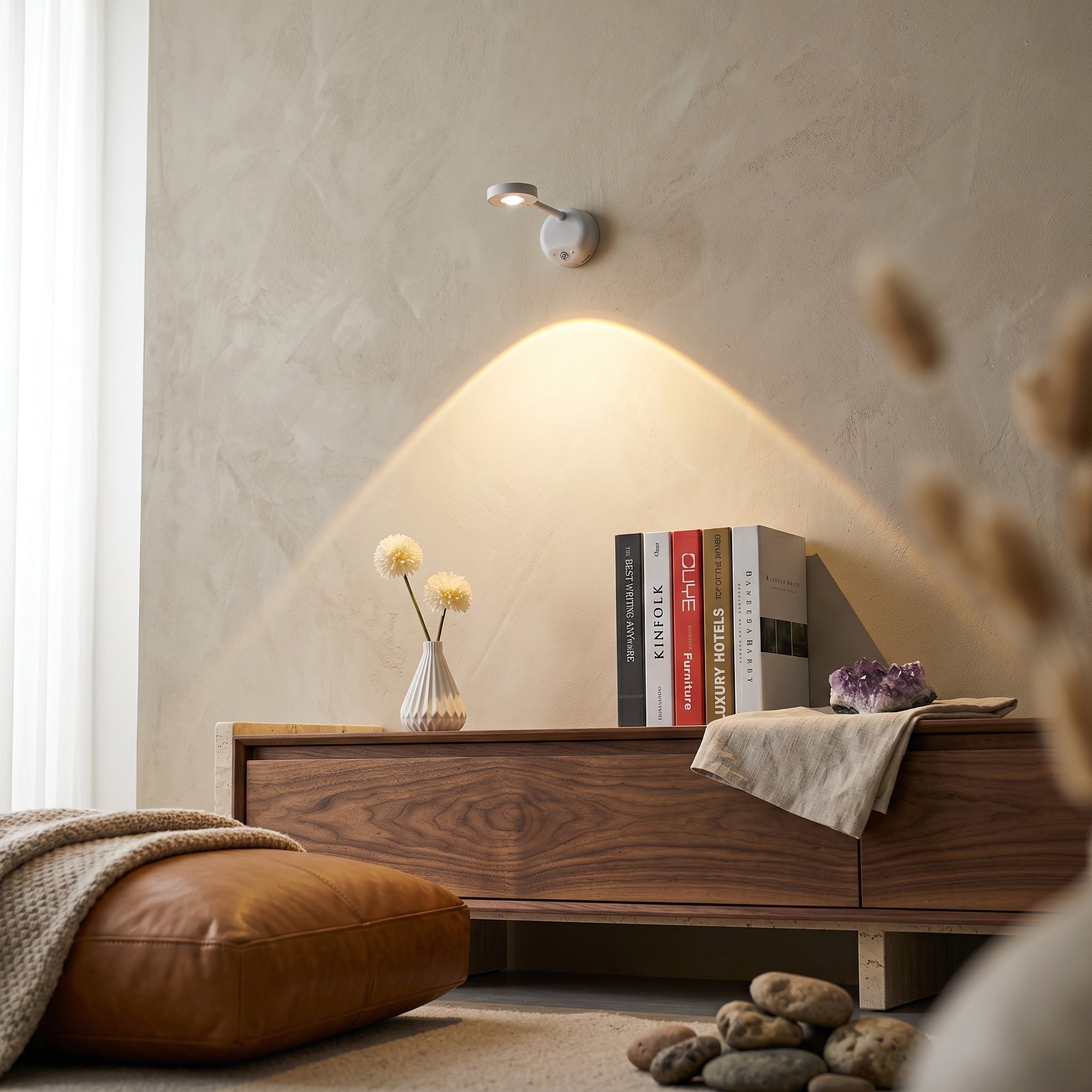 Wireless LED Spotlight - Smart Motion Sensor, 360° Rotation, Dimmable 1