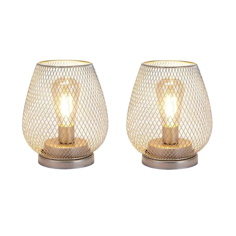 Wireless Metal Table Lamp - Cozy Battery Operated Cordless Design 1