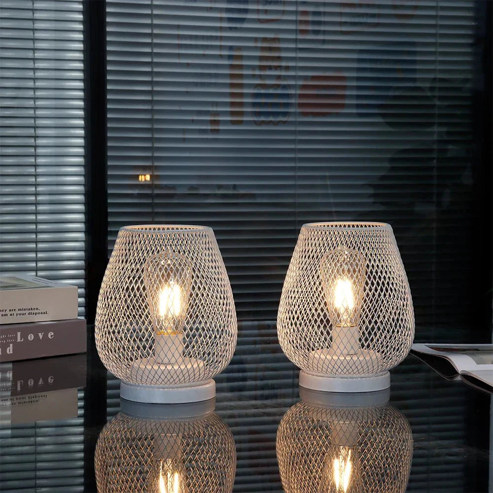 Wireless Metal Table Lamp - Cozy Battery Operated Cordless Design 7