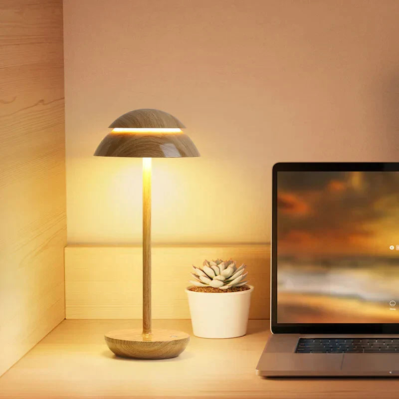 Wireless Table Lamp with Touch Control – Cordless, Modern Scandinavian Design for Bedside or Living Room 0