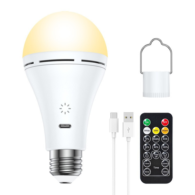 Wireless USB Rechargeable LED Lamp - Adjustable Brightness & Portable Design 0