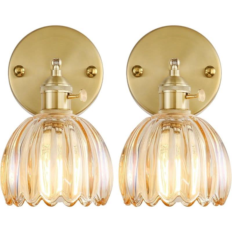 Wireless Wall Sconce - Vintage Charm with Dimmable Ambiance Options 0