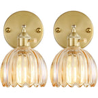Wireless Wall Sconce - Vintage Charm with Dimmable Ambiance Options 0