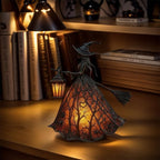 Witch Lantern - Gothic Halloween Lantern with LED Light for Ambiance 5