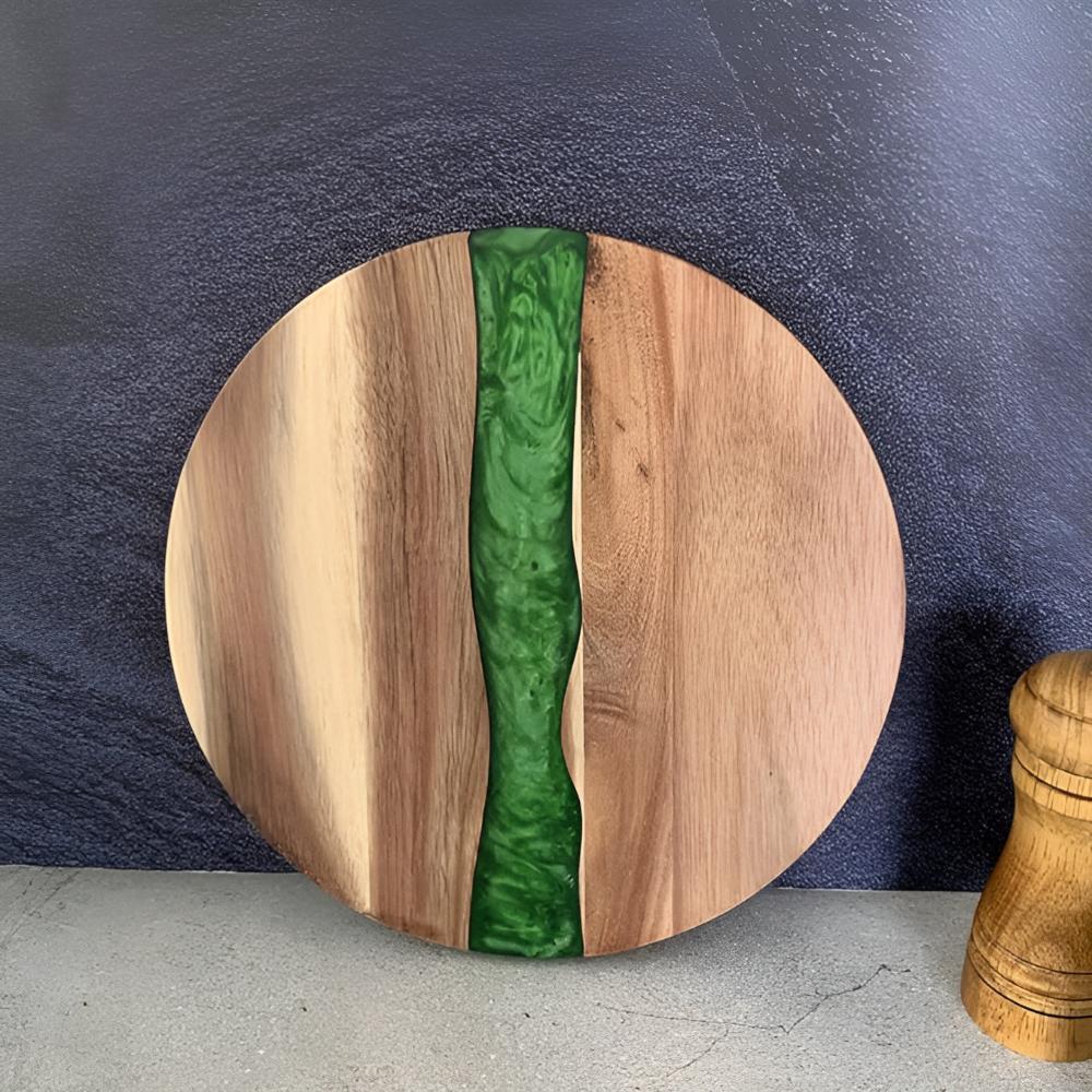 Wood Cutting Board - Durable Acacia with Unique Epoxy Design 5