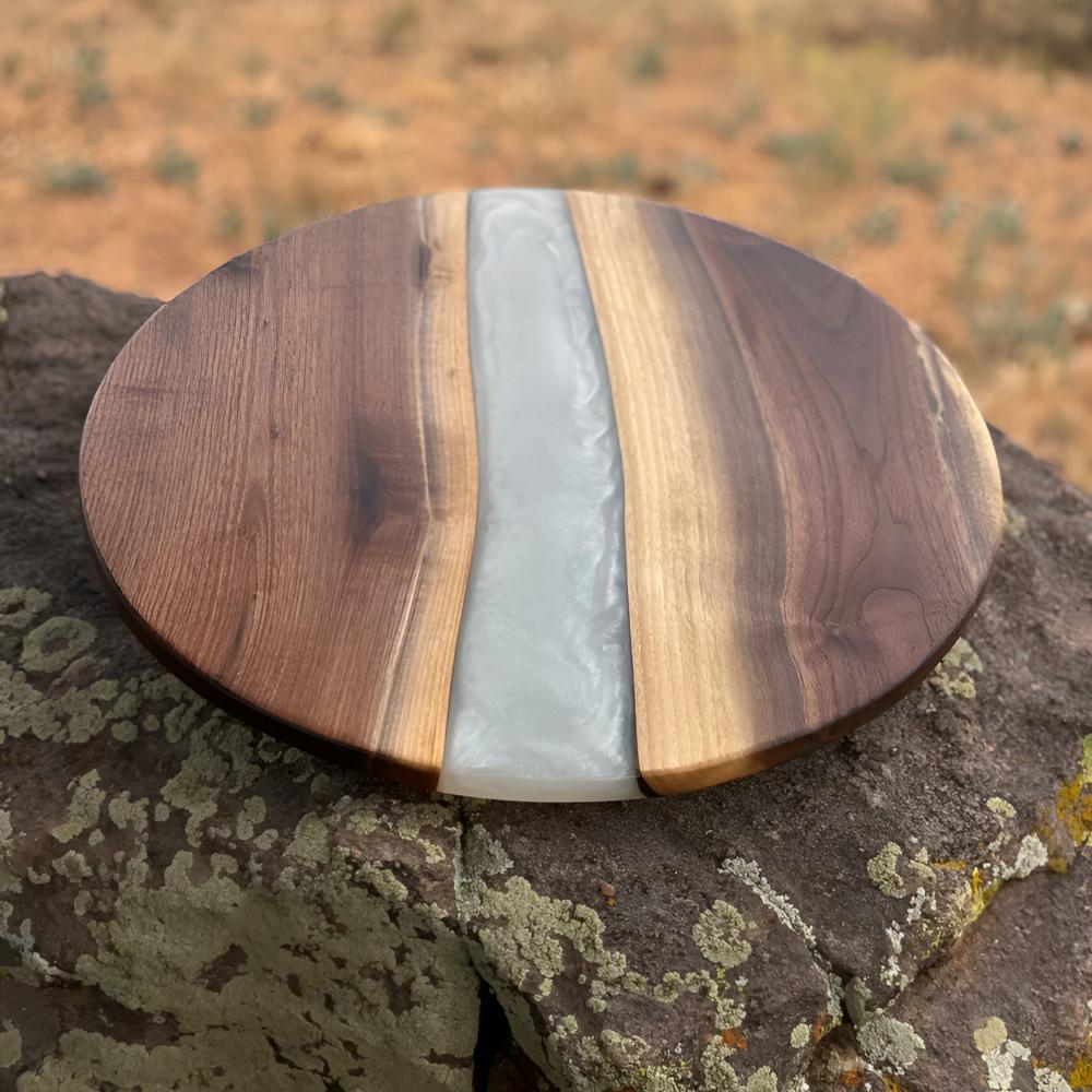  Wood Cutting Board - Durable Acacia with Unique Epoxy Design 9