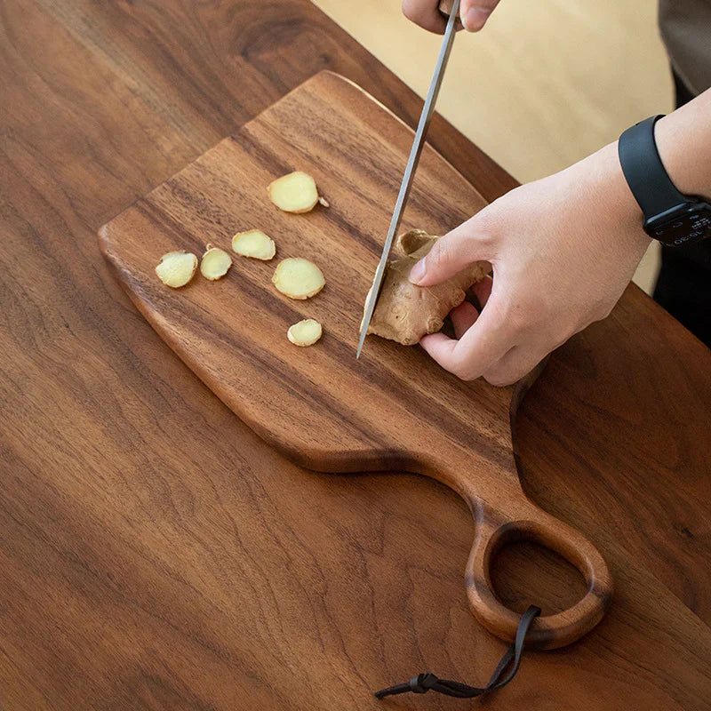 Wood Cutting Board - Knife-Friendly Walnut Surface for Elegant Prep 2