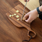 Wood Cutting Board - Knife-Friendly Walnut Surface for Elegant Prep 2