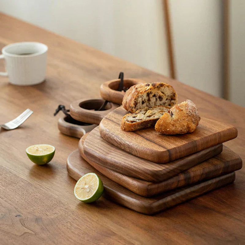 Wood Cutting Board - Knife-Friendly Walnut Surface for Elegant Prep 4