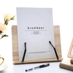 Wooden Book Stand - Adjustable Holder for Hands-Free Reading 5
