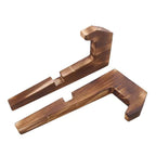 Wooden Book Stand - Durable X-Frame Design for Desk Use 5