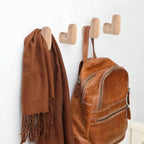 Wooden Coat Rack Stand - Stylish Organization for Hallway & Entryway 1