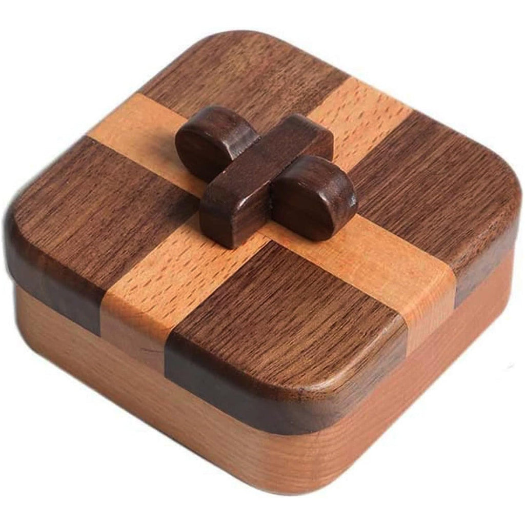 Wooden Jewelry Box - Elegant Black Walnut Jewelry Organizer for Rings 0