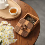 Wooden Jewelry Box - Elegant Black Walnut Jewelry Organizer for Rings 2