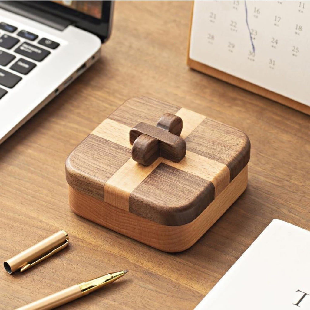 Wooden Jewelry Box - Elegant Black Walnut Jewelry Organizer for Rings 3
