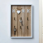 Wooden Key Holder for Wall - Handmade Solid Wood Key Organizer 2