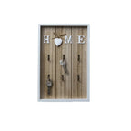 Wooden Key Holder for Wall - Handmade Solid Wood Key Organizer 4