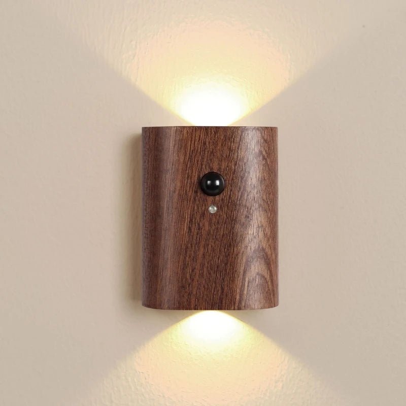 Wooden Motion Sensor Lamp - Rechargeable LED Light for Home, Elegant Design for Bedrooms, Hallways, and Cabinets 8