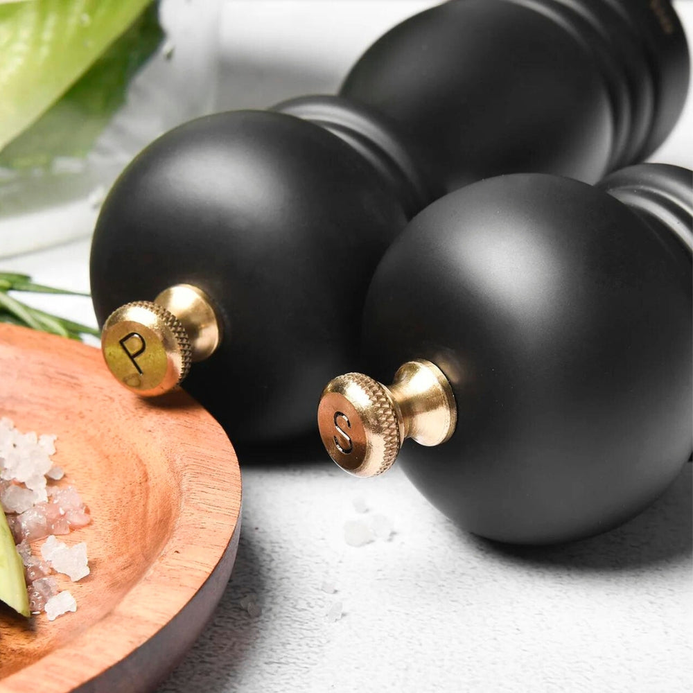 Wooden Salt and Pepper Shakers - Elegant Design for Stylish Dining 2