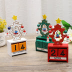 Wooden Santa Christmas Tree - Eco-Friendly Countdown Decoration 3