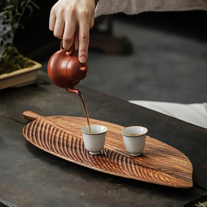 Wooden Serving Bowl - Elegant Organic Design for Versatile Use 1