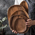Wooden Serving Tray with Handles - Stylish & Versatile Design for Food 5