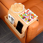 Wooden Sofa Arm Tray - Durable, Portable, Fits Most Armrests 3