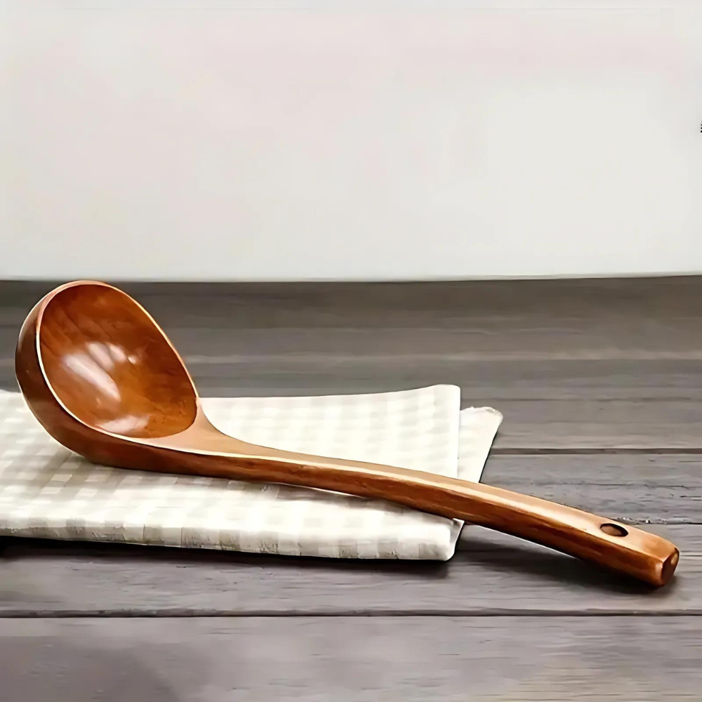Wooden Spoons for Cooking - Eco-Friendly Kitchen Spoon for All Cookware 0