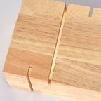 Wooden Square 2-Light Wall Sconce - Minimalist Design for Bedroom Wall Lights 7