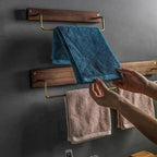 Wooden Towel Rack - Eco-Friendly Bathroom Towel Storage Solution 3
