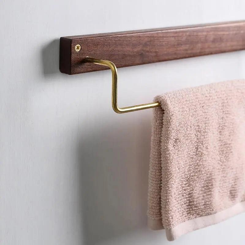 Wooden Towel Rack - Eco-Friendly Bathroom Towel Storage Solution 7