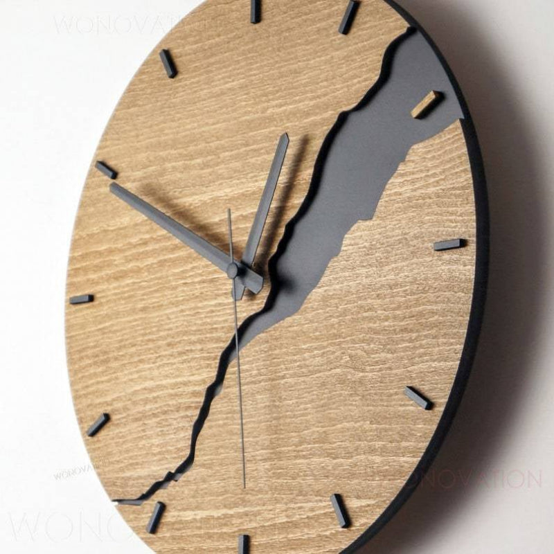 Wooden Wall Clock - Modern Decor with Minimalist Design for Any Space 2