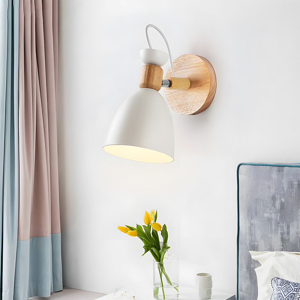 Wooden Wall Sconce - Modern Design for Cozy Indoor Ambiance 1