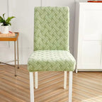 Woven Guard Dining Chair Covers - Stretchable Jacquard for Protection 0