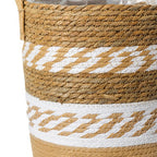 Woven Seagrass Storage Basket - Eco-Friendly Laundry Hamper for Organizing 5