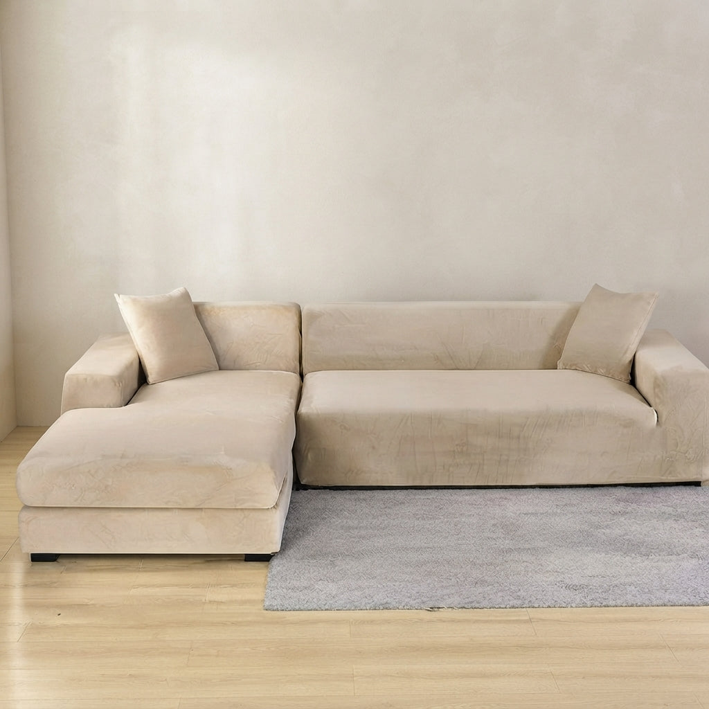 Wrinkle-Resistant Sofa Cover Washable Stretch Fabric Multiple Sizes 01
