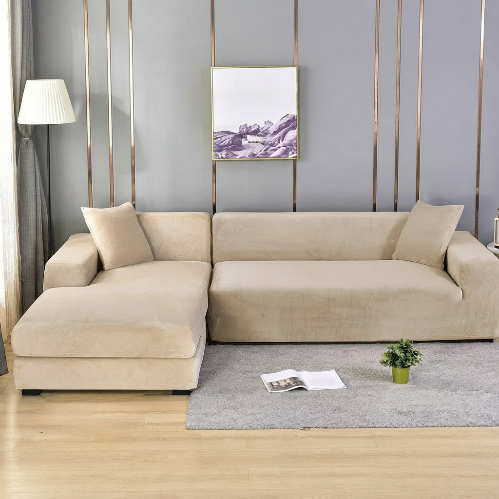 Wrinkle-Resistant Sofa Cover Washable Stretch Fabric Multiple Sizes 1