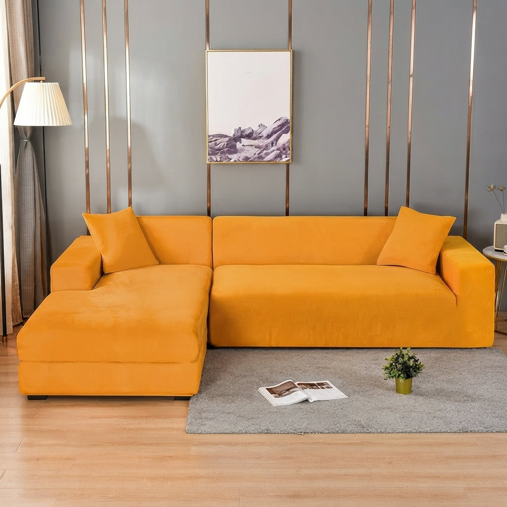 Wrinkle-Resistant Sofa Cover Washable Stretch Fabric Multiple Sizes 10