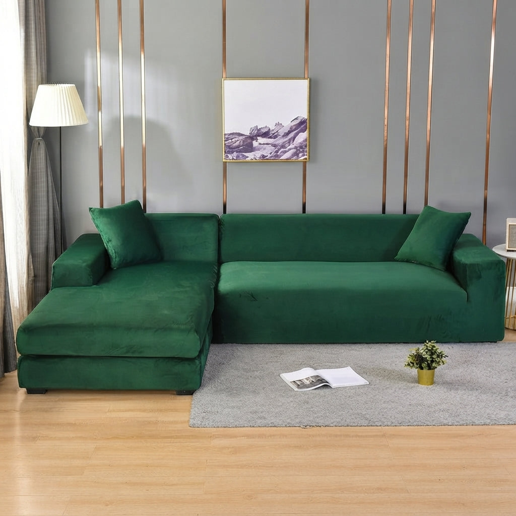 Wrinkle-Resistant Sofa Cover Washable Stretch Fabric Multiple Sizes 11