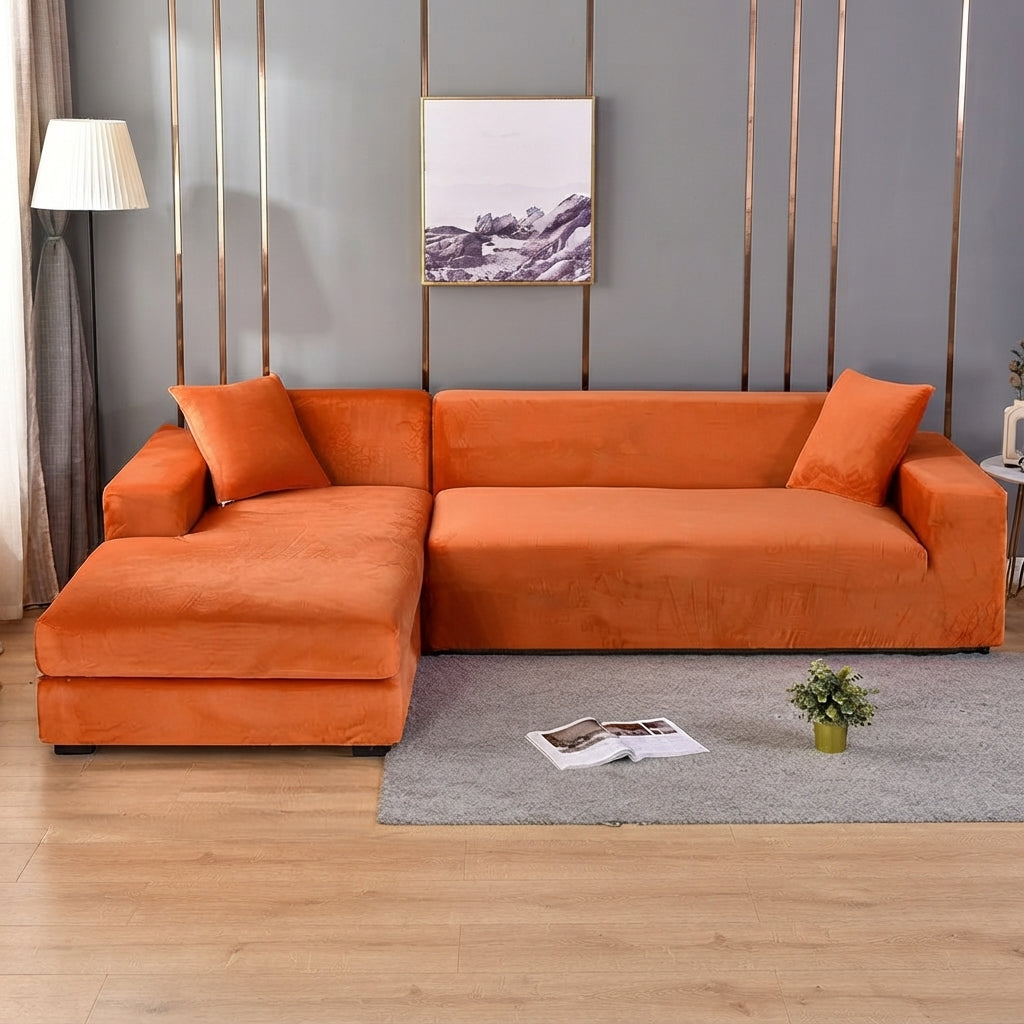 Wrinkle-Resistant Sofa Cover Washable Stretch Fabric Multiple Sizes 12